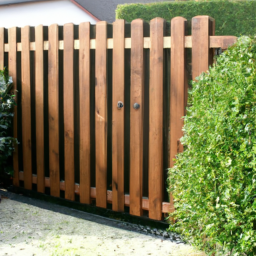 Portillon en Bois Rustique pour un Accueil Chaleureux Bois-Colombes